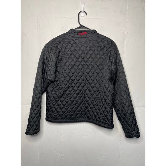 Obermeyer Women's Quilted Jacket Size 12 Black Aspen 2005 Apres Ski Light Weight - Picture 6 of 8